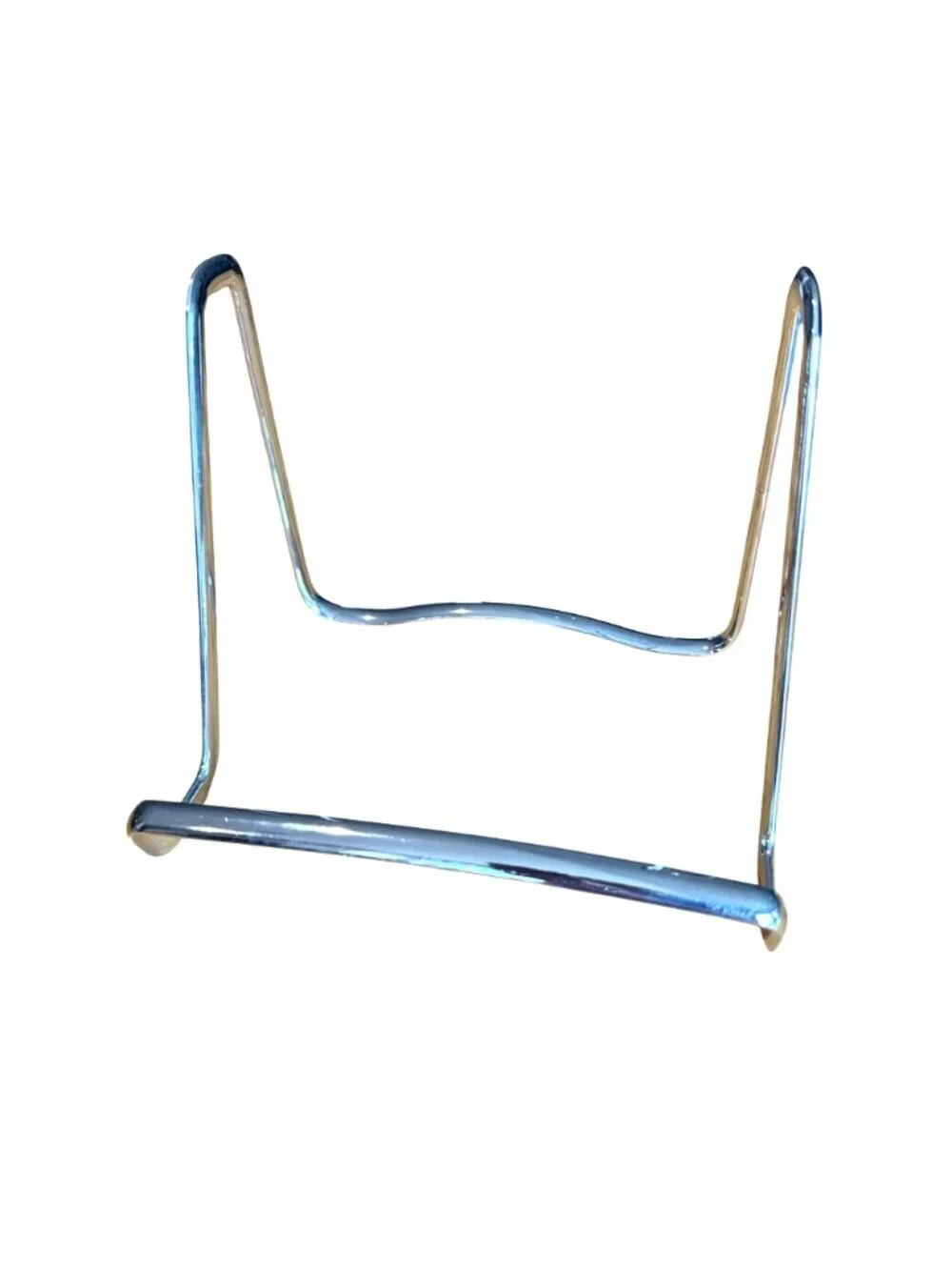 Stainless Steel Wire Stand Display Holder CookBooks Plates Photos Silver Metal